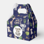 Ballotins Twins Marine Blue Safari Jungle Thème 1er annivers (Verso)