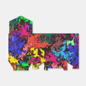 Ballotins Twirls colorés Abstraits / (Déplié)