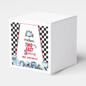 Ballotins Two Fast 2nd birthday Boy Racing Car (Verso)