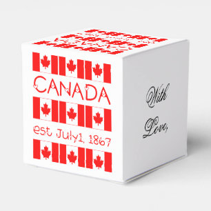Ballotins Typographie canadienne de drapeau de feuille