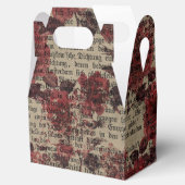 Ballotins Typographie du journal Rose vintage (Ouvert)