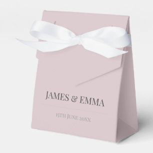 Ballotins Typographie Élégante Minimaliste Rose Crépusculair