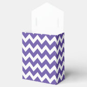 Ballotins Ultra violet violet blanc Chevron motif Monogramme (Ouvert)