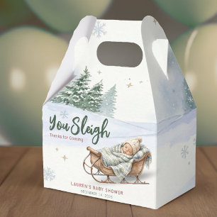 Ballotins Un bébé arrive pour déneiger la douche de Noël d'h