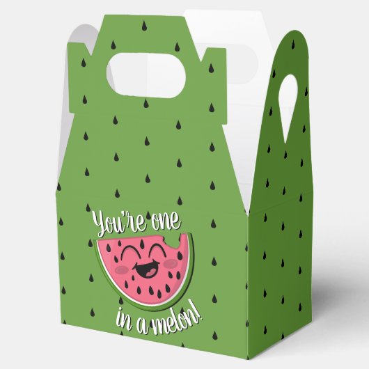Ballotins Un dans un Melon Watermelon Girly Premier annivers (Ouvert)