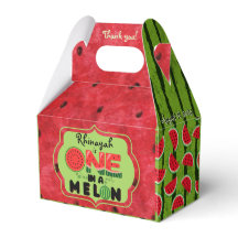 UN dans un Melon Watermelon photo d'anniversaire