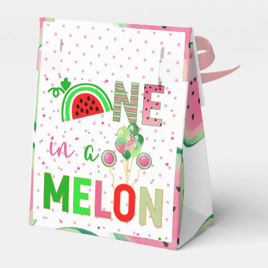 Ballotins Un dans une pastèque Melon Fille d'anniversaire (Arrière)
