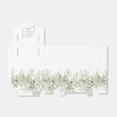 Ballotins Un doux début de verdure Mariage Merci or (Déplié)