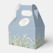 Ballotins Un doux début or Dusty bleu vert Mariage (Arrière)