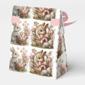 Ballotins Un fleur sauvage de panier de pâques de lapin (Arrière)