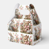 Ballotins Un fleur sauvage de panier de pâques de lapin (Arrière)