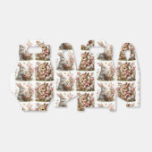 Ballotins Un fleur sauvage de panier de pâques de lapin (Déplié)