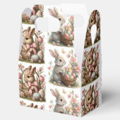 Ballotins Un fleur sauvage de panier de pâques de lapin (Ouvert)