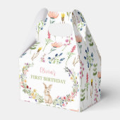 Ballotins Un Fleur sauvage lapin Fille Anniversaire (Arrière)