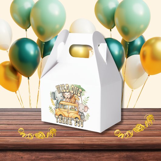 Ballotins Un garçon sauvage anniversaire animaux safari