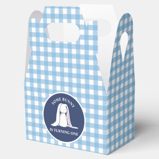 Ballotins Un lapin est un bleu En vichy anniversaire (Ouvert)