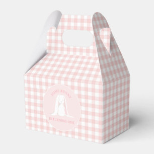 Ballotins Un lapin est un rose En vichy anniversaire