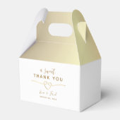 Ballotins Un Merci doux boîte de mariage (Arrière)