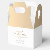 Ballotins Un Merci doux boîte de mariage (Ouvert)