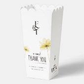 Ballotins Un Merci doux Monogramme Floral Mariage minimal (Verso)