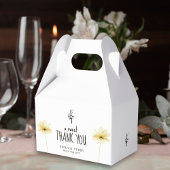 Ballotins Un Merci doux Monogramme Floral Mariage minimal