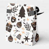 Ballotins Un Motif de Noël noir et blanc (Arrière)