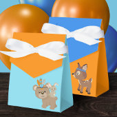 Ballotins Un Ours sauvage Orange & Bleu Traite Ballotin