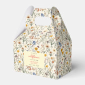 Ballotins Un petit Baby shower de fille Fleur sauvage (Arrière)