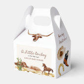 Ballotins Un petit Baby shower Western Boy Cowboy (Arrière)