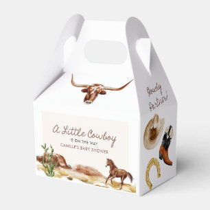 Ballotins Un petit Baby shower Western Boy Cowboy