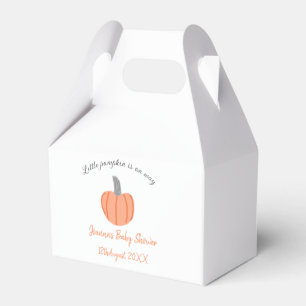 Ballotins Un petit citrouille est en route baby shower gris