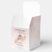 Ballotins Un Petit Citrouille Fleurit Baby shower Rose (Ouvert)