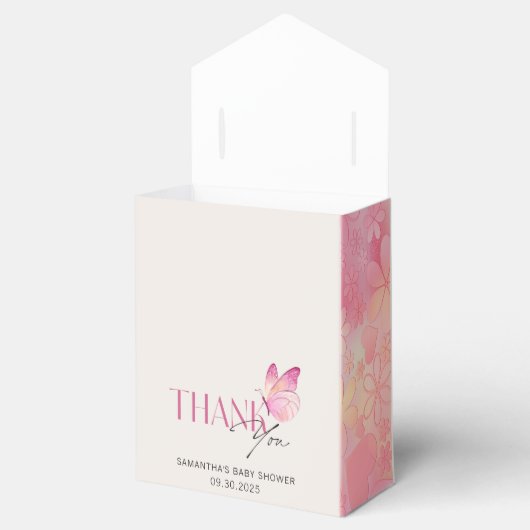 Ballotins Un petit papillon est sur le Baby shower Way (Ouvert)