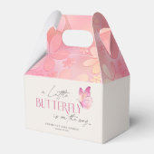 Ballotins Un petit papillon est sur le Baby shower Way (Verso)