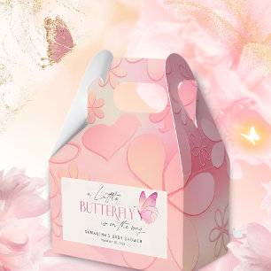 Ballotins Un petit papillon est sur le Baby shower Way