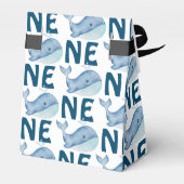 Ballotins Un premier Motif d'aquarelle de baleine d'annivers (Arrière)