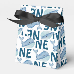 Ballotins Un premier Motif d'aquarelle de baleine d'annivers