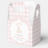 Ballotins Un sot Oie rose Bow premier anniversaire (Ouvert)