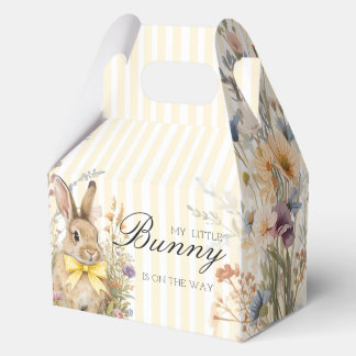 Ballotins Une jolie petite Fête de Bébé Lapin Floral Nœud Ja