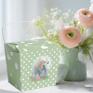 Ballotins une mère lapin et son bébé lapin dans une clairièr