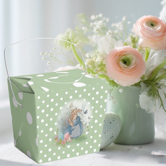 Ballotins une mère lapin et son bébé lapin dans une clairièr