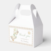 Ballotins Une oie sotte, ballons, Ballotin rétro En vichy (Verso)