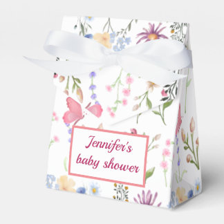 Ballotins une petite douche pour fille fleur sauvage