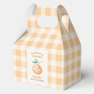 Ballotins Une petite mignonne orange gingham citrouille Baby