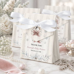 Ballotins Une Petite Princesse Cygne Bébé Shower d'Hiver