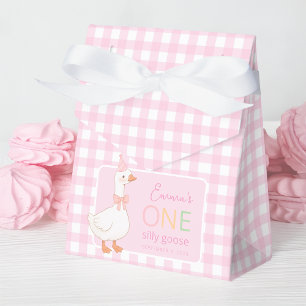 Ballotins Une sotte oie mignonne rose fille 1er anniversaire