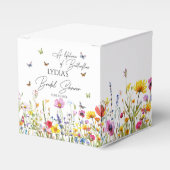 Ballotins Une vie de papillons Baby Shower floral (Verso)