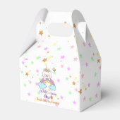 Ballotins Unicorn Cat Rainbow Pastel Stars 1er anniversaire (Verso)