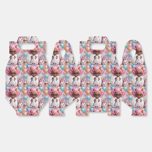 Ballotins Unicorn fille de la fête (Déplié)