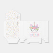 Ballotins Unicorn Fleurs Pois de fête d'anniversaire (Déplié)